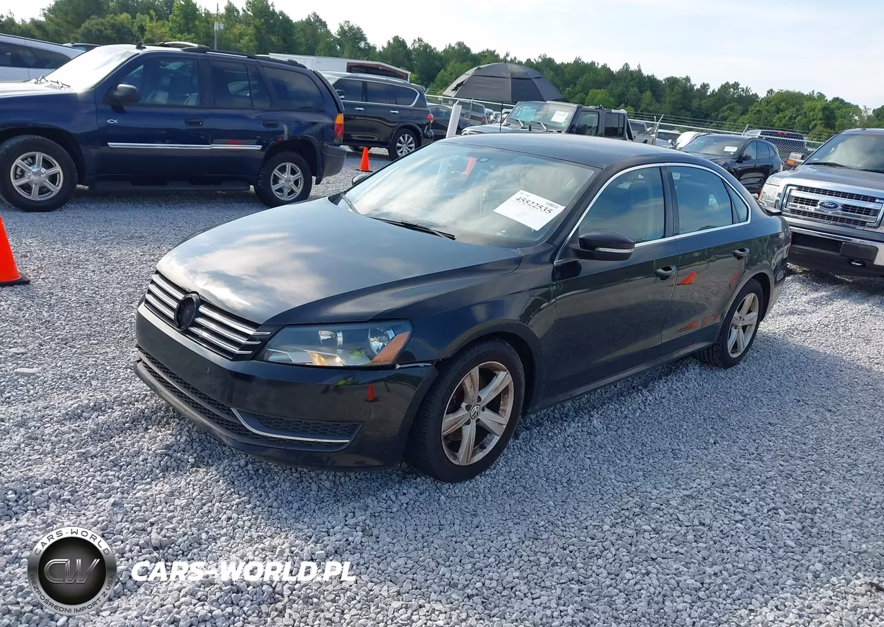 2013 Volkswagen Passat 2.5L Se VIN:1VWBP7A33DC141300 - 2