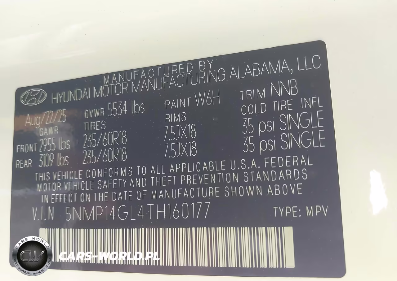 2026 Hyundai Santa Fe Se VIN:5NMP14GL4TH160177 - 9