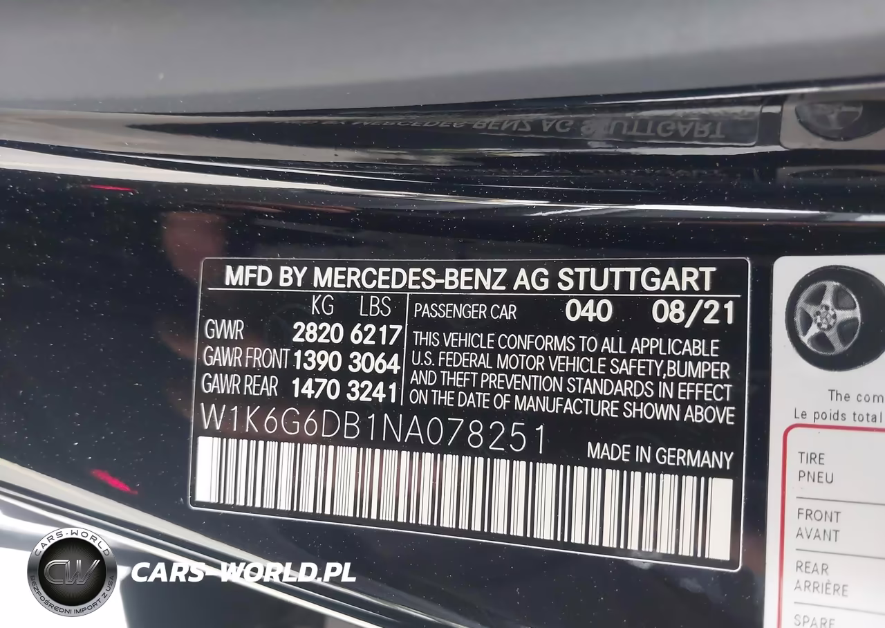 2022 Mercedes-Benz S 500 4Matic VIN:W1K6G6DB1NA078251 - 9