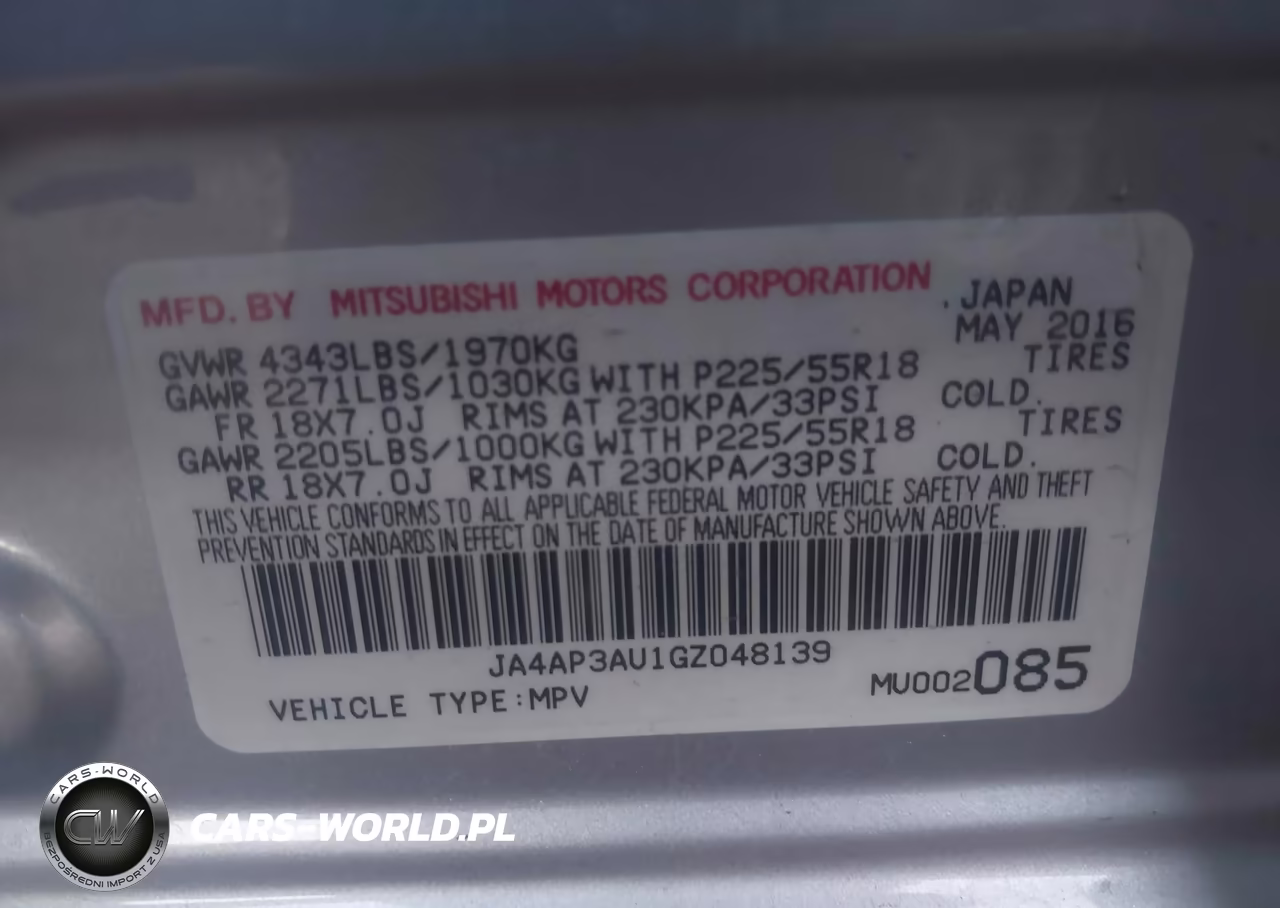 2016 Mitsubishi Outlander Sport 2.0 Es VIN:JA4AP3AU1GZ048139 - 9