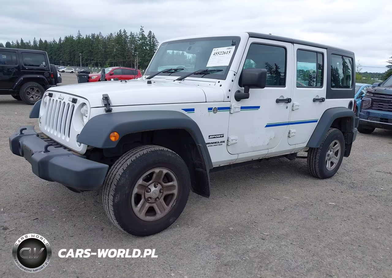 2016 Jeep Wrangler Unlimited Sport Rhd VIN:1C4BJWKGXGL200329 - 2