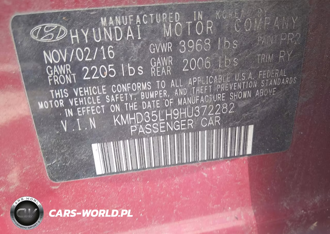 2017 Hyundai Elantra Gt VIN:KMHD35LH9HU372282 - 9