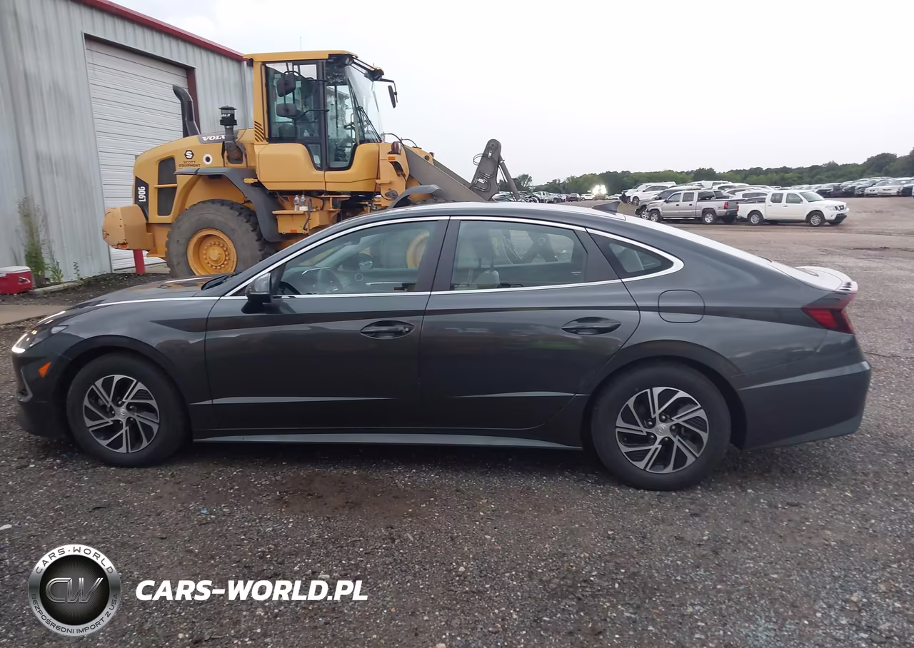 2021 Hyundai Sonata Blue VIN:KMHL24JJ7MA028976 - 16