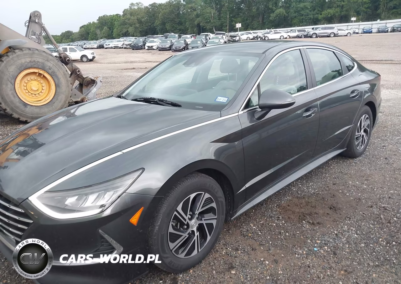 2021 Hyundai Sonata Blue VIN:KMHL24JJ7MA028976 - 2