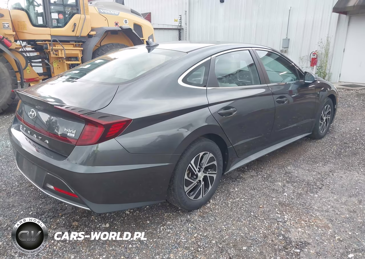2021 Hyundai Sonata Blue VIN:KMHL24JJ7MA028976 - 4