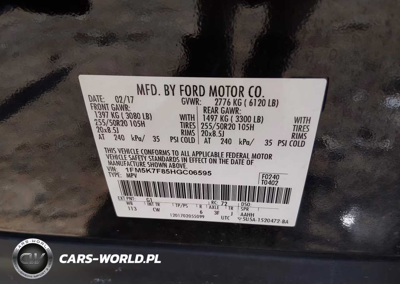 2017 Ford Explorer Limited VIN:1FM5K7F85HGC06595 - 9