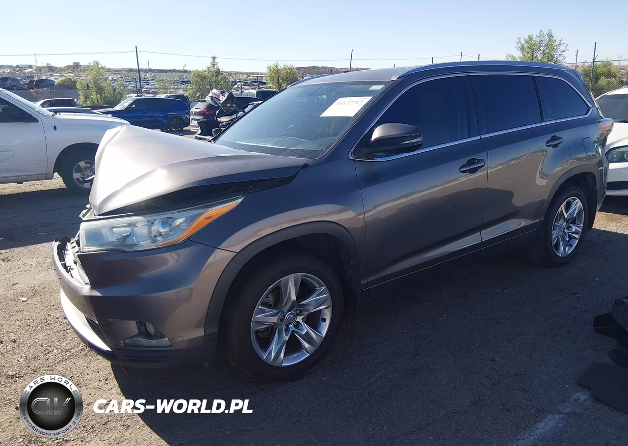 2014 Toyota Highlander Limited V6 VIN:5TDDKRFH5ES043167 - 2
