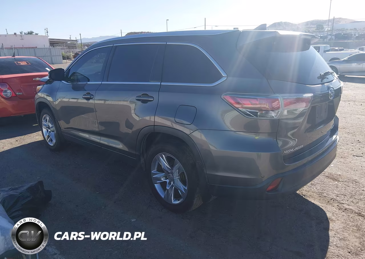 2014 Toyota Highlander Limited V6 VIN:5TDDKRFH5ES043167 - 3