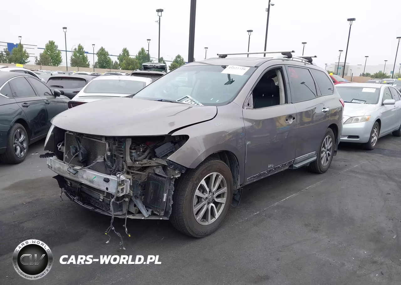2014 Nissan Pathfinder Sl VIN:5N1AR2MM1EC607836 - 2