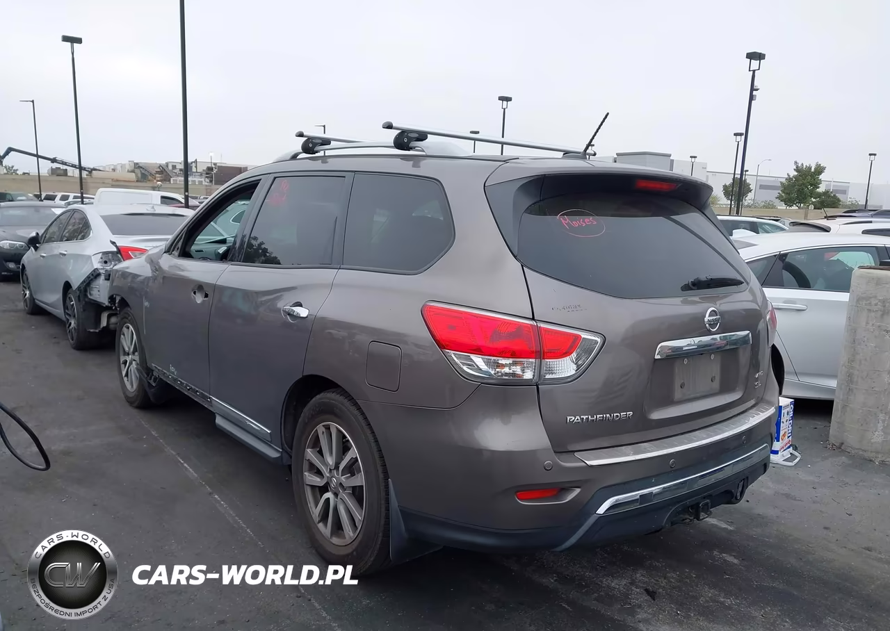 2014 Nissan Pathfinder Sl VIN:5N1AR2MM1EC607836 - 3
