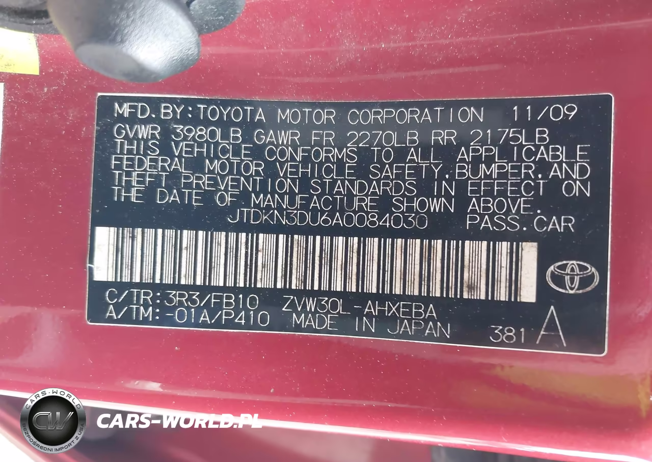 2010 Toyota Prius Iii VIN:JTDKN3DU6A0084030 - 9