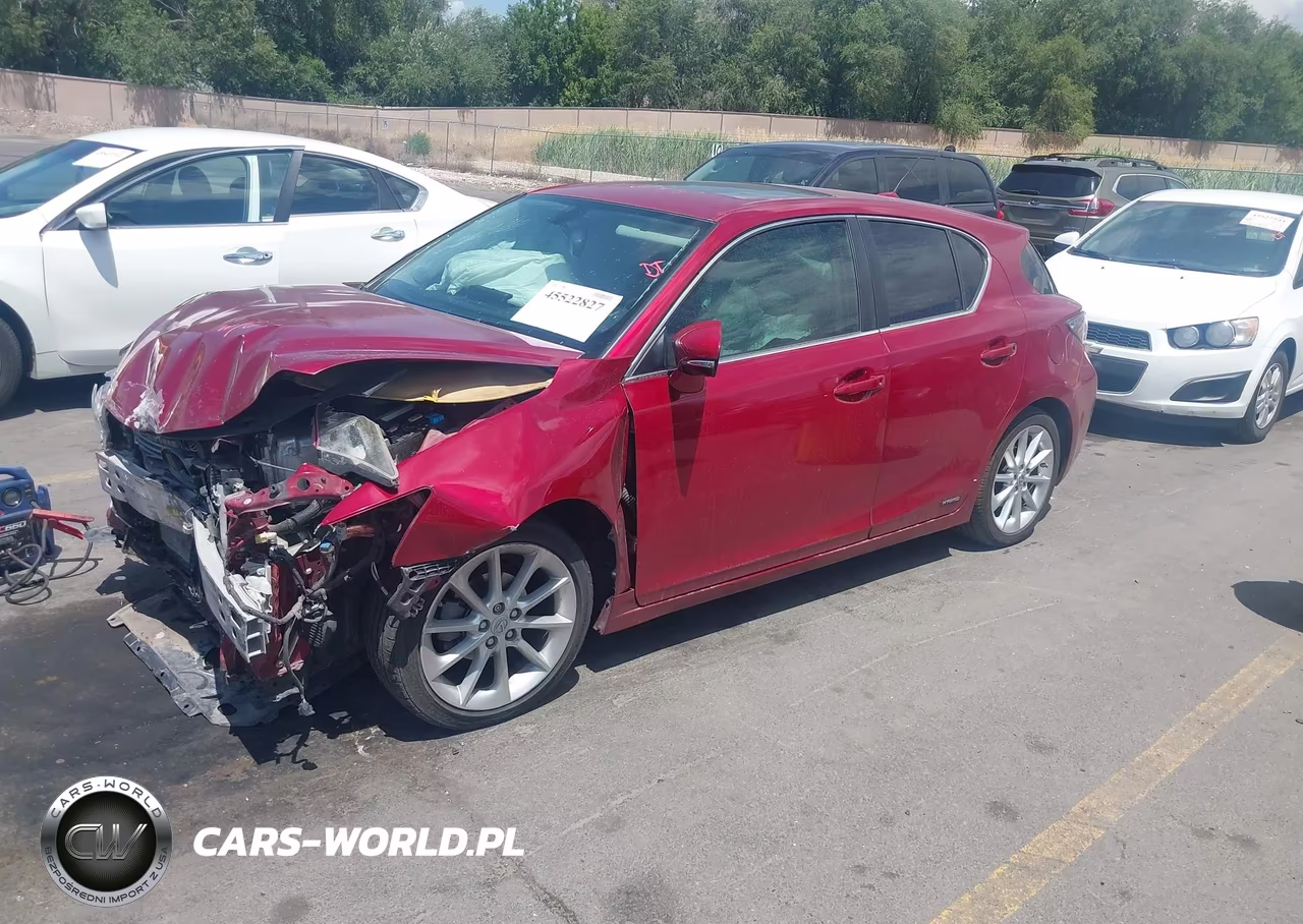 2012 LEXUS CT 200H PREMIUM VIN:JTHKD5BH5C2109476 - 2