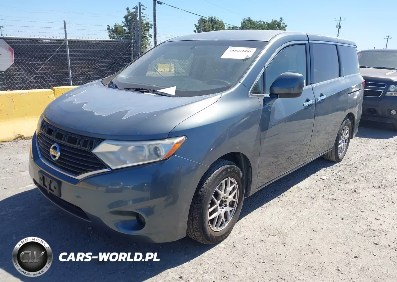 2012 Nissan Quest S VIN:JN8AE2KP0C9031751 - 2