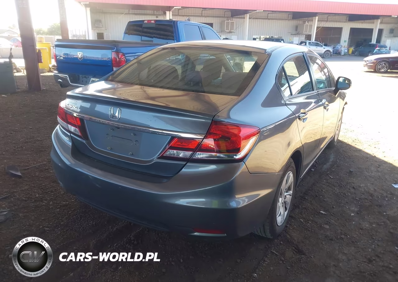 2013 Honda Civic Lx VIN:2HGFB2F51DH508113 - 4