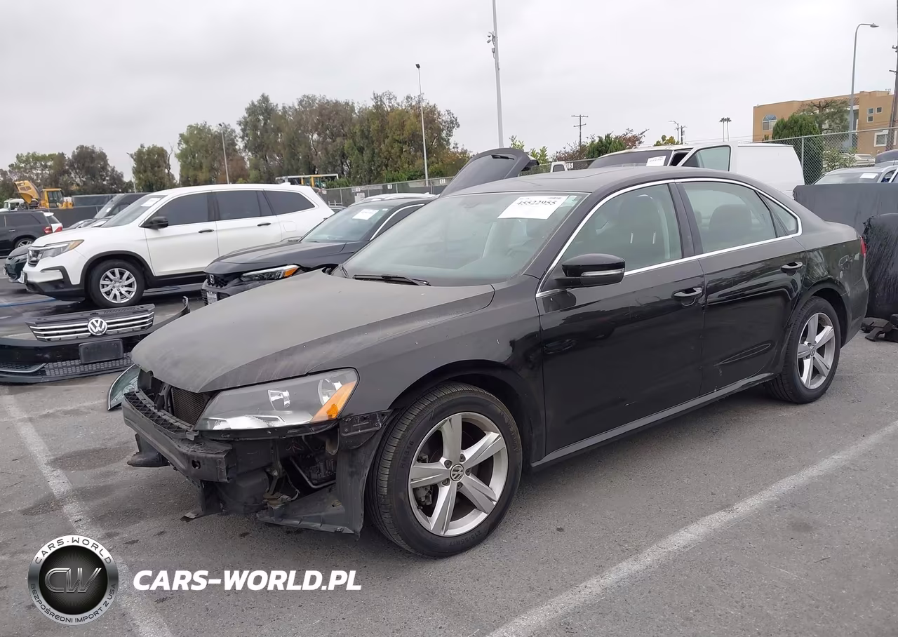 2013 Volkswagen Passat 2.5L Se VIN:1VWBP7A35DC118889 - 2