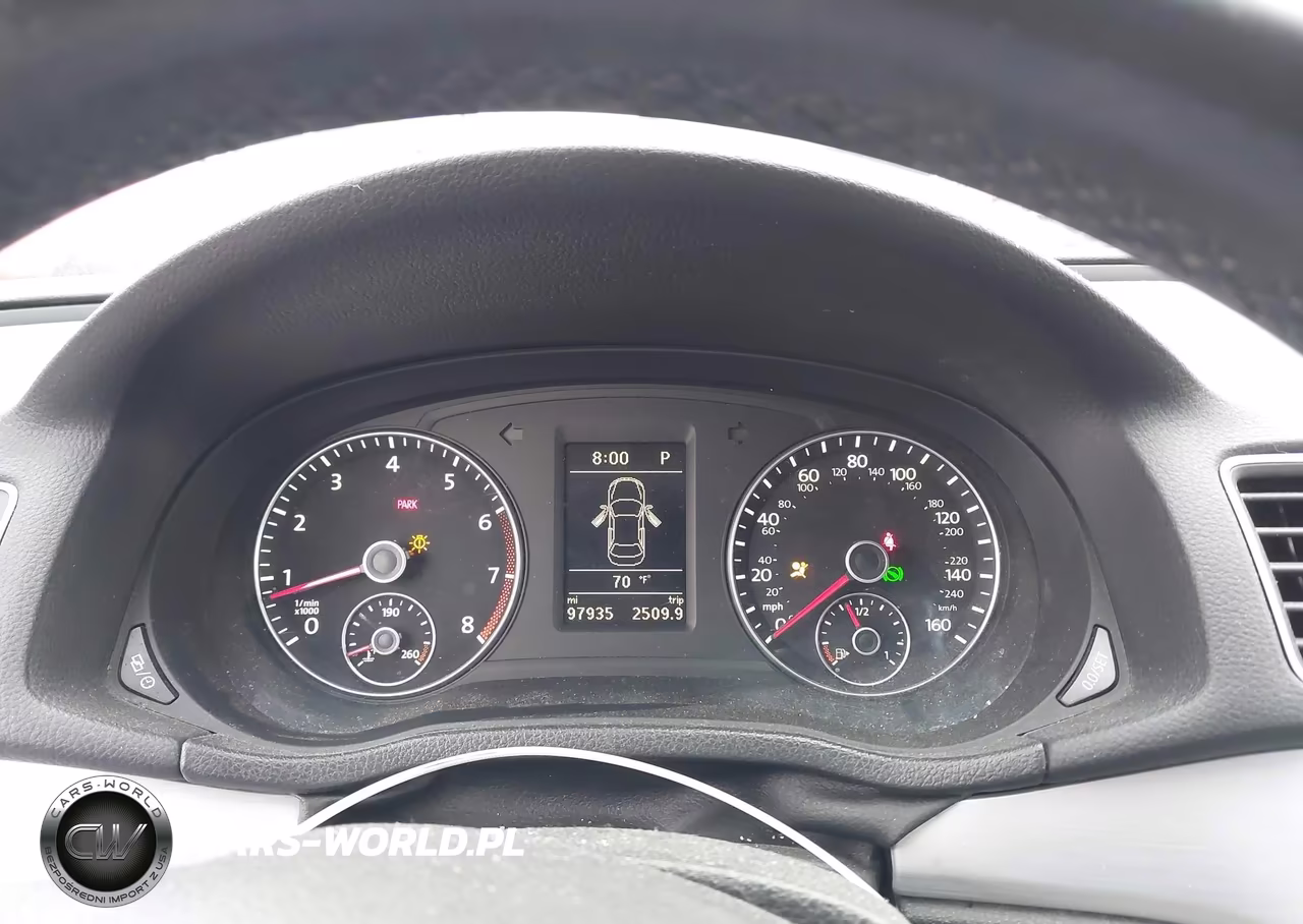 2013 Volkswagen Passat 2.5L Se VIN:1VWBP7A35DC118889 - 7