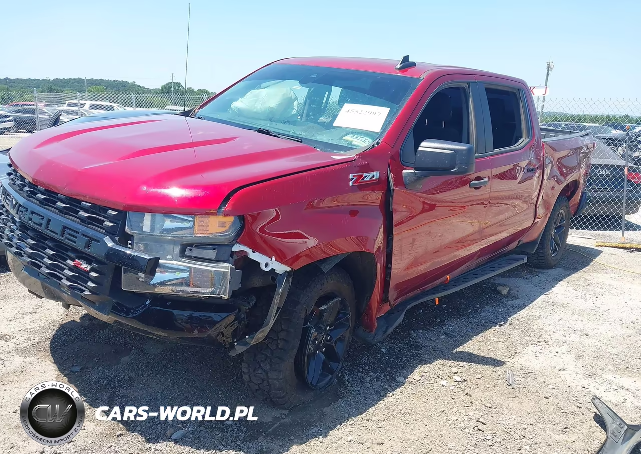 2021 Chevrolet Silverado 1500 4Wd Short Bed Custom Trail Boss VIN:3GCPYCEF4MG397235 - 2
