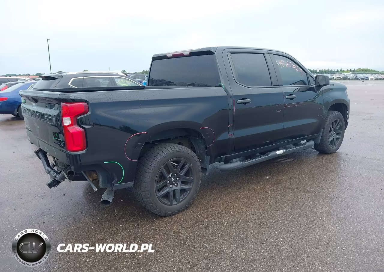 2021 Chevrolet Silverado 1500 4Wd Short Bed Custom VIN:1GCPYBEK6MZ234853 - 4