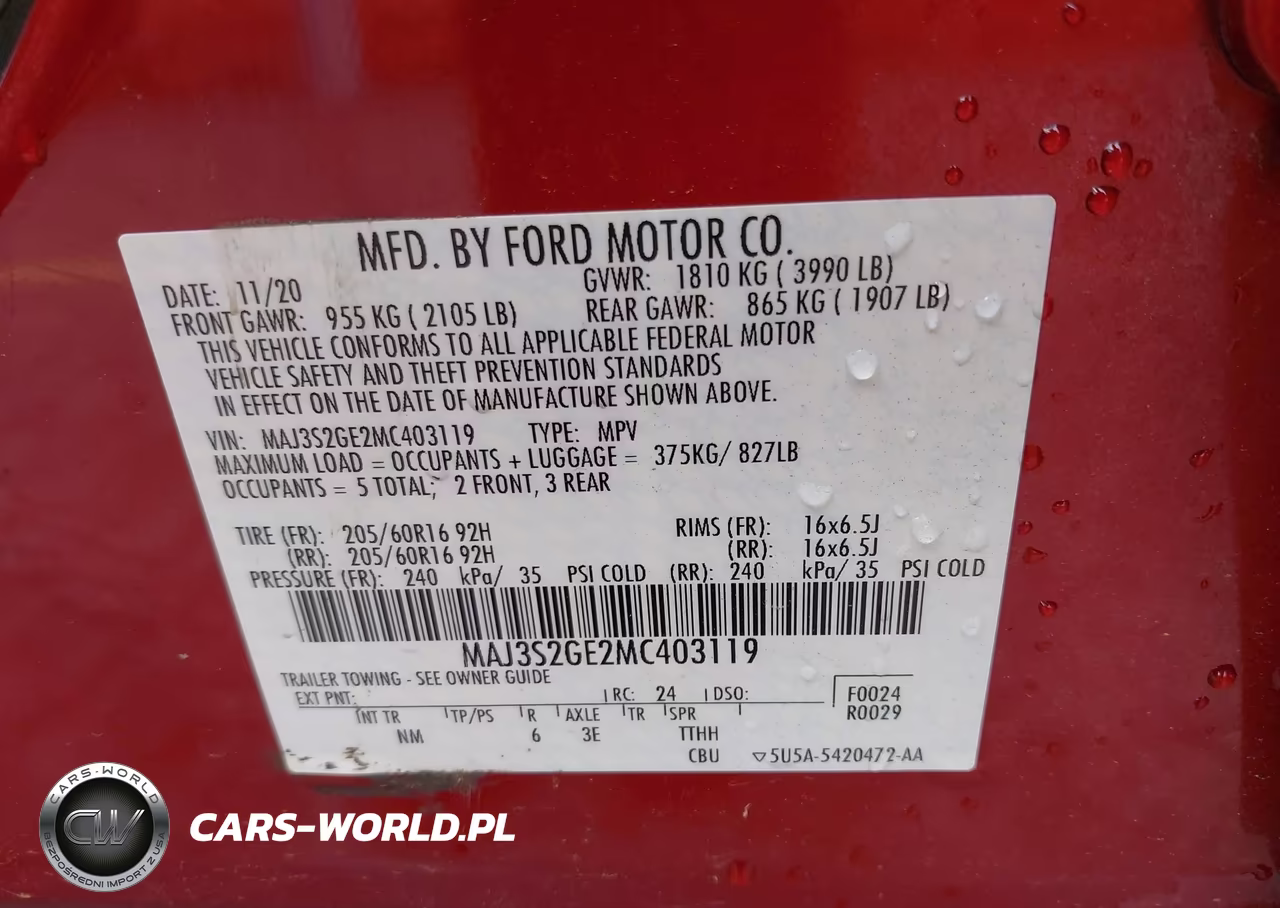 2021 Ford Ecosport Se VIN:MAJ3S2GE2MC403119 - 9