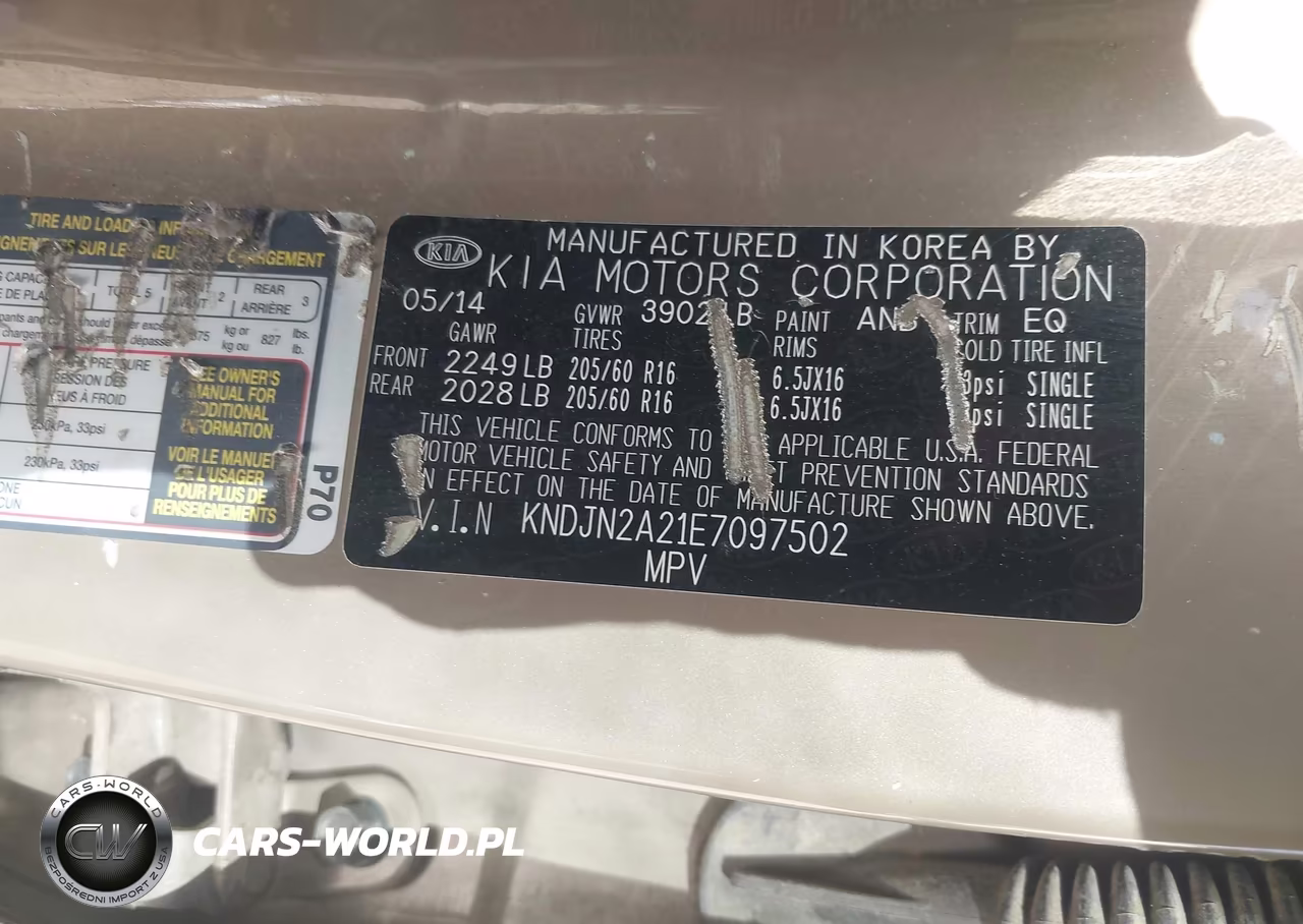 2014 Kia Soul VIN:KNDJN2A21E7097502 - 9