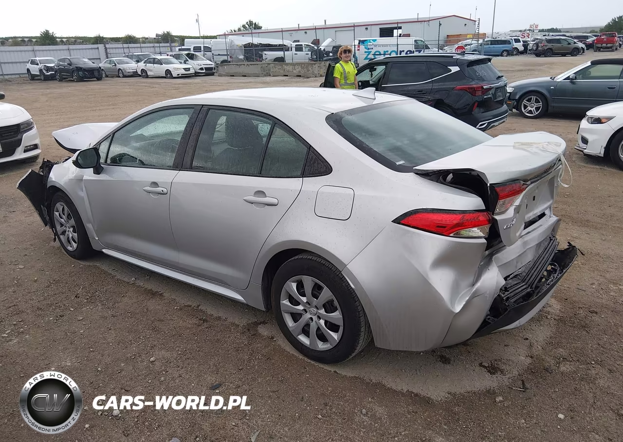 2022 Toyota Corolla Le VIN:5YFEPMAE1NP298056 - 3