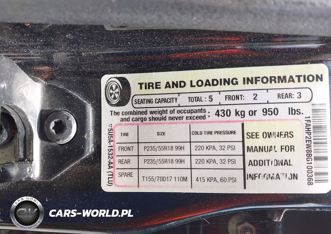 2011 Ford Taurus Sel VIN:1FAHP2EW8BG100368 - 9