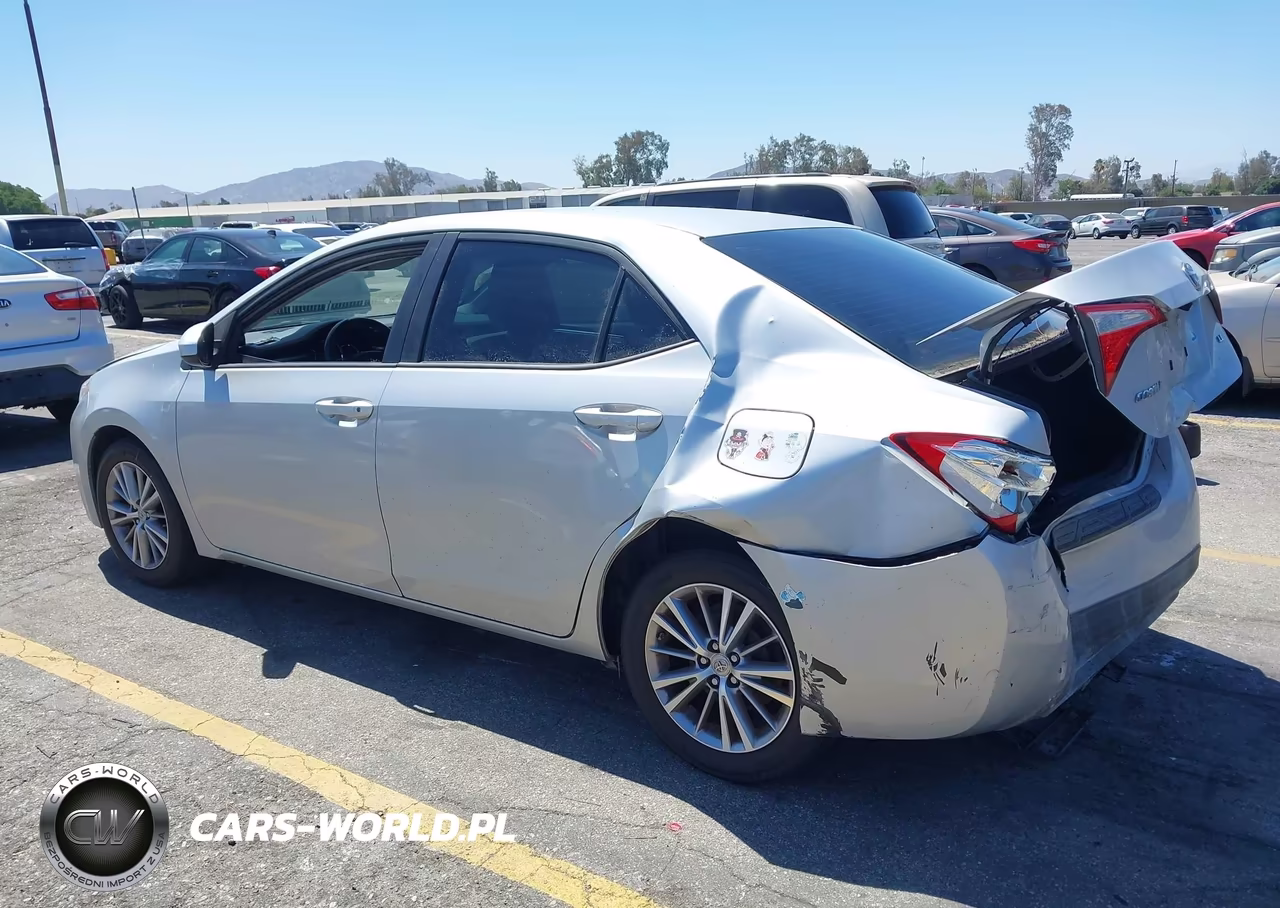2014 Toyota Corolla Le Plus VIN:5YFBURHE8EP155491 - 3