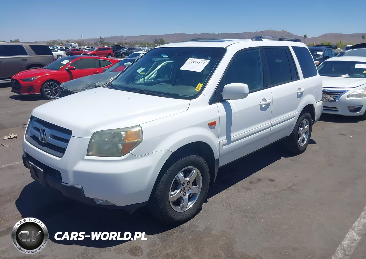 2006 Honda Pilot Ex-L VIN:2HKYF18616H520106 - 2