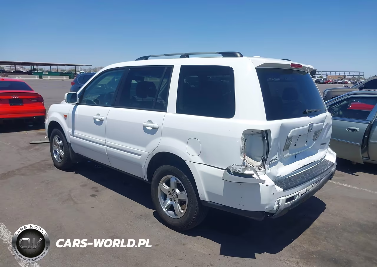 2006 Honda Pilot Ex-L VIN:2HKYF18616H520106 - 3