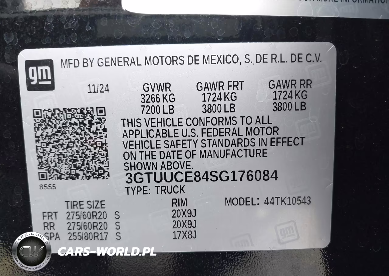 2025 GMC Sierra 1500 4Wd Short Box Elevation With 3Sb VIN:3GTUUCE84SG176084 - 9