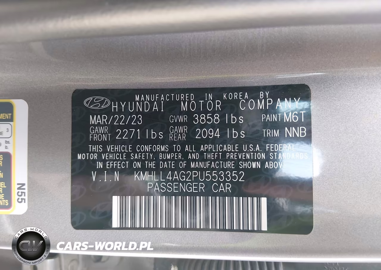 2023 Hyundai Elantra Se VIN:KMHLL4AG2PU553352 - 9