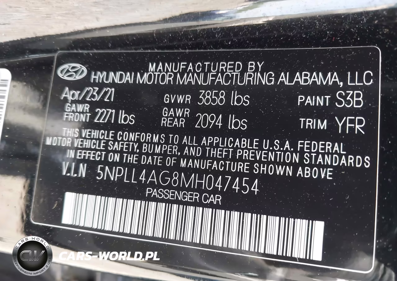 2021 Hyundai Elantra Se VIN:5NPLL4AG8MH047454 - 9