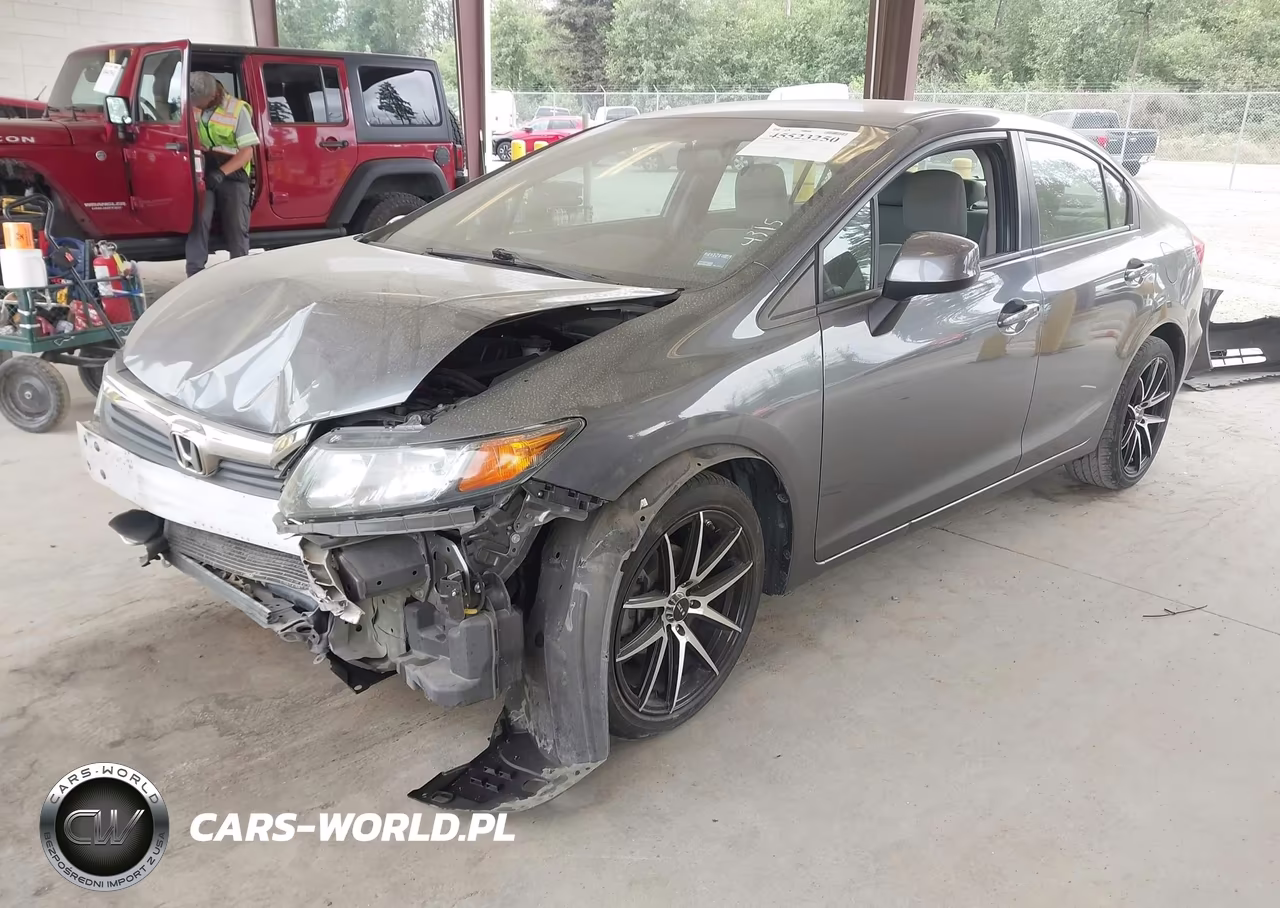 2012 Honda Civic Lx VIN:19XFB2F58CE104315 - 2