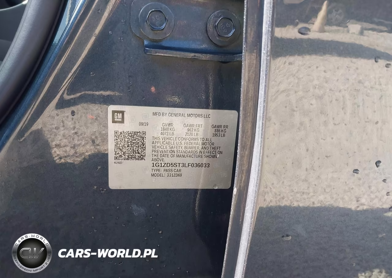2020 Chevrolet Malibu Fwd Lt VIN:1G1ZD5ST3LF036033 - 9