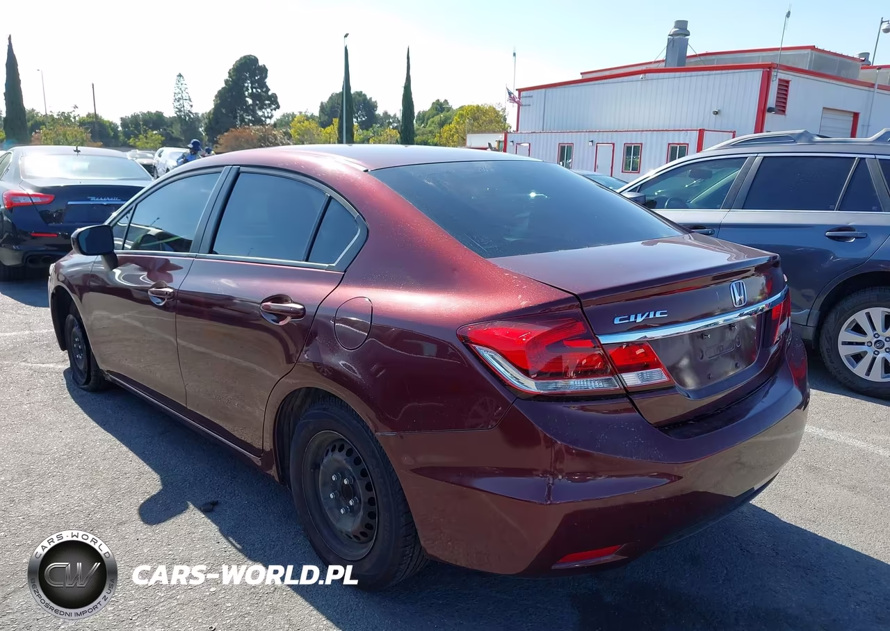 2014 Honda Civic Lx VIN:19XFB2F53EE246042 - 3
