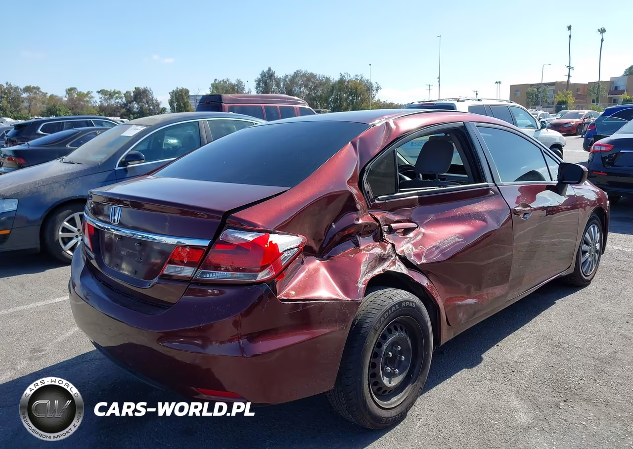 2014 Honda Civic Lx VIN:19XFB2F53EE246042 - 4
