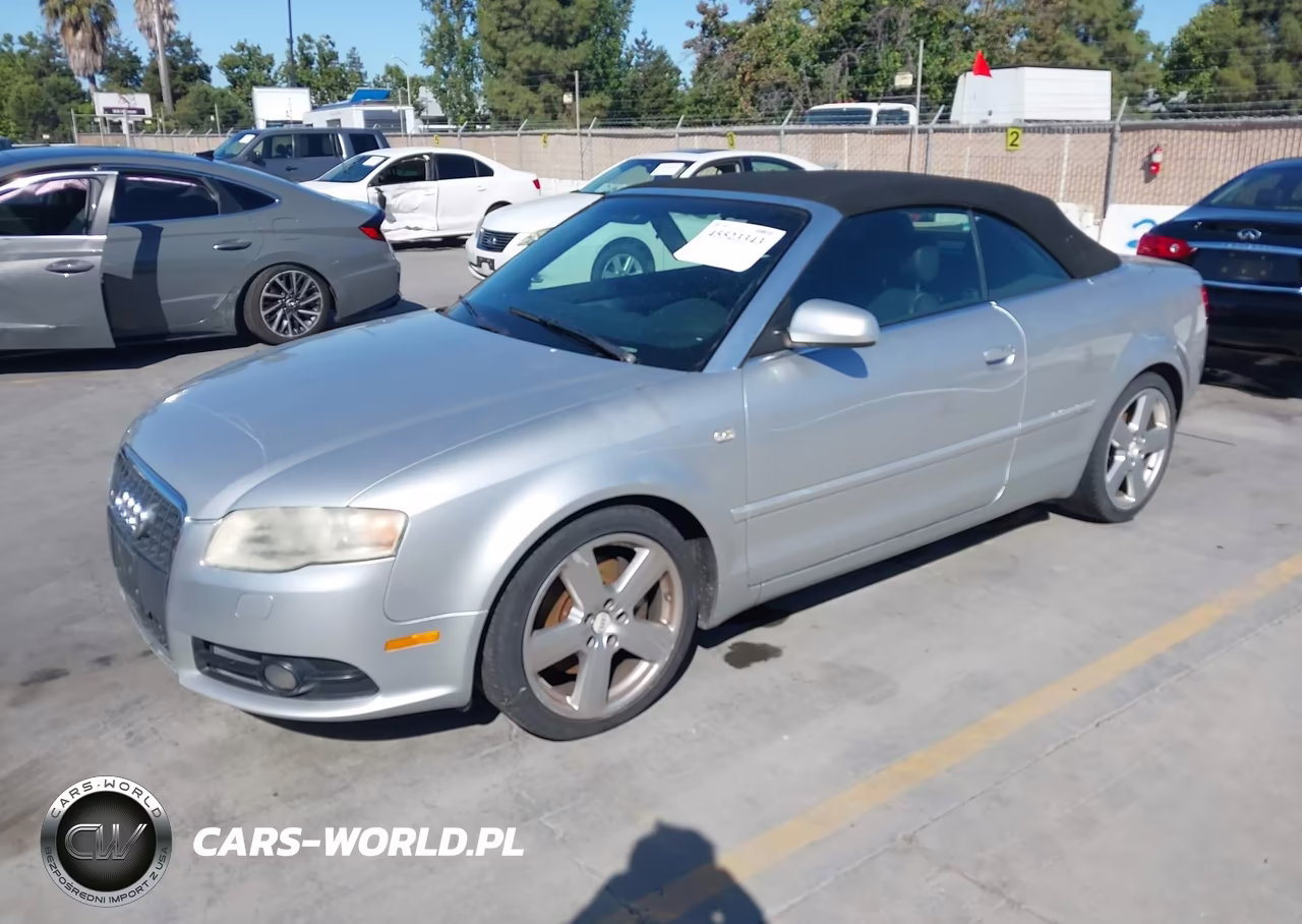 2008 Audi A4 2.0T VIN:WAUEF48H68K008607 - 2