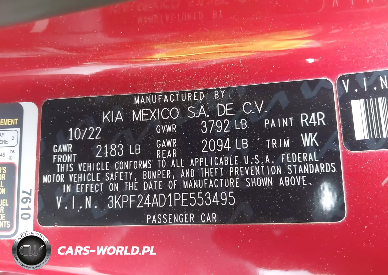 2023 Kia Forte Lxs VIN:3KPF24AD1PE553495 - 9