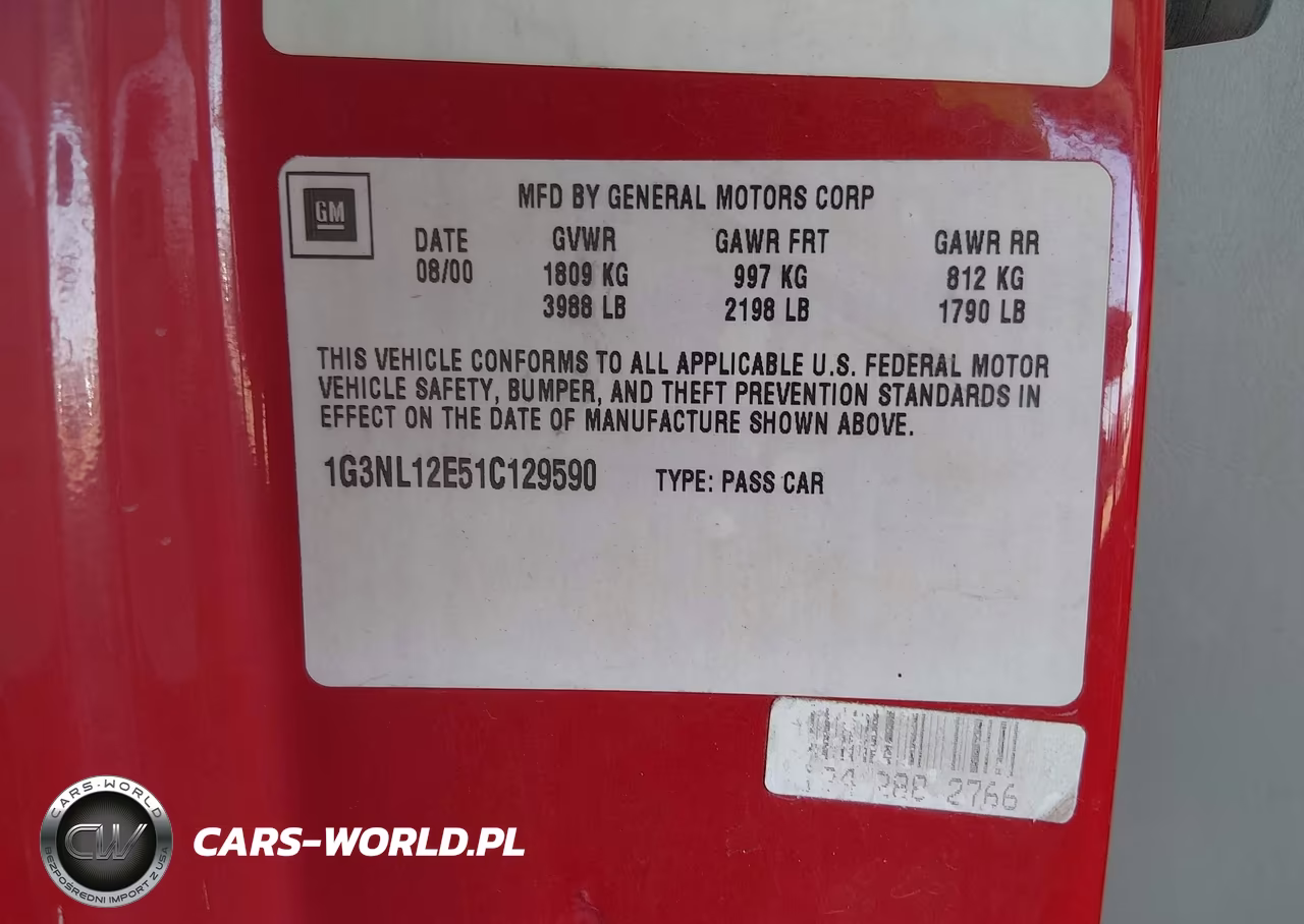 2001 Oldsmobile Alero Gl2 VIN:1G3NL12E51C129590 - 9