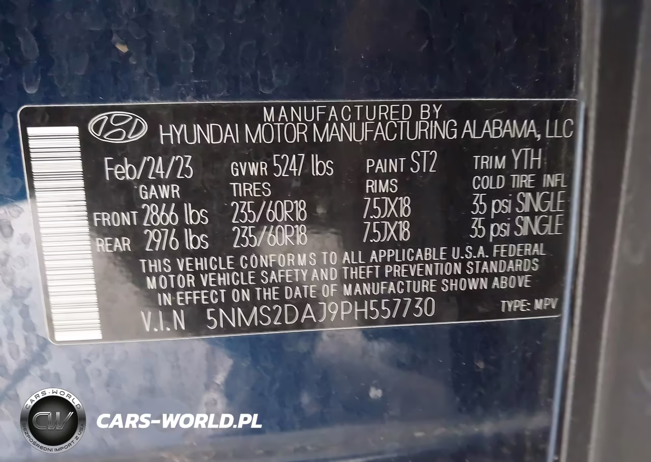 2023 Hyundai Santa Fe Sel VIN:5NMS2DAJ9PH557730 - 9