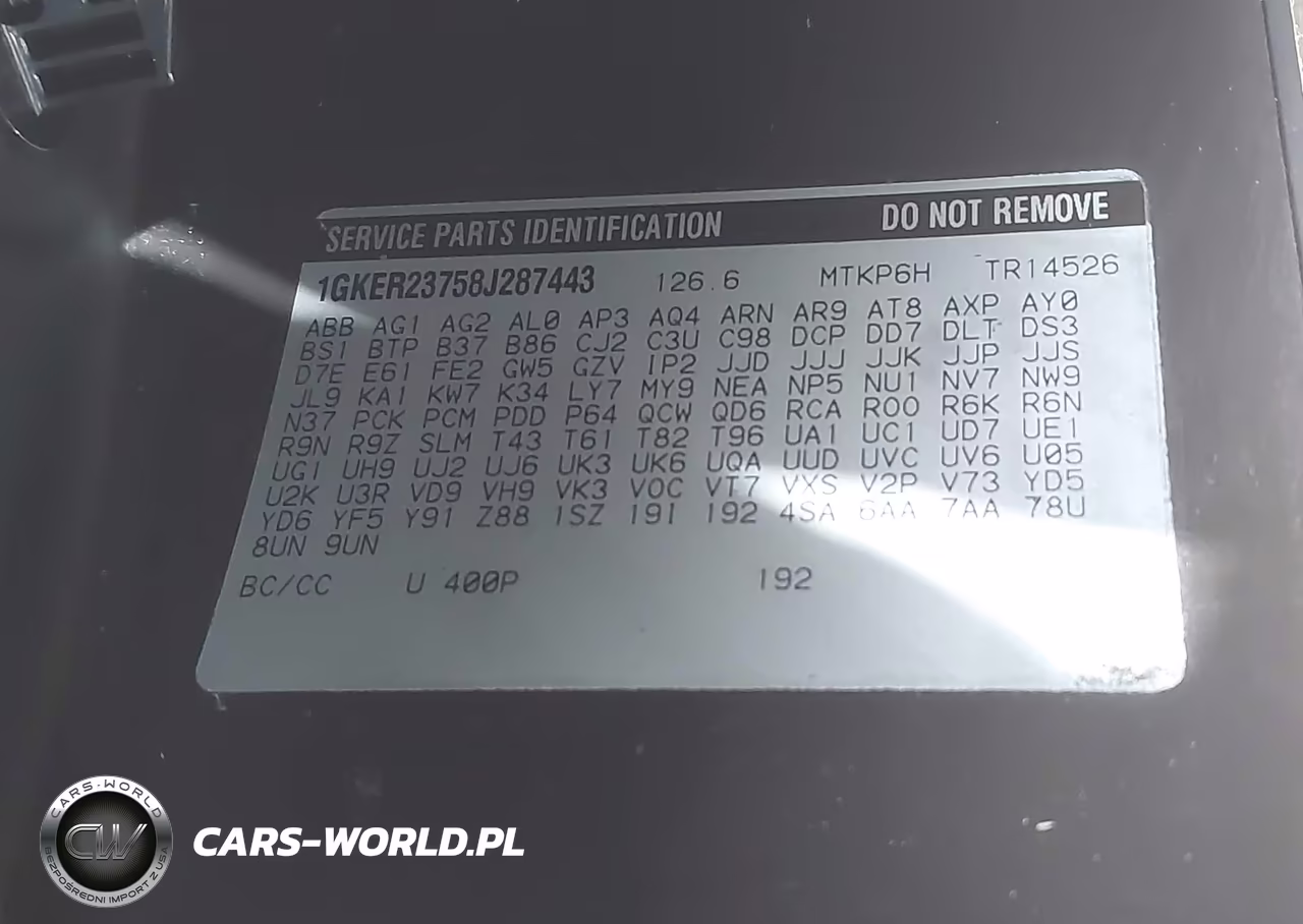 2008 GMC Acadia Slt-1 VIN:1GKER23758J287443 - 9