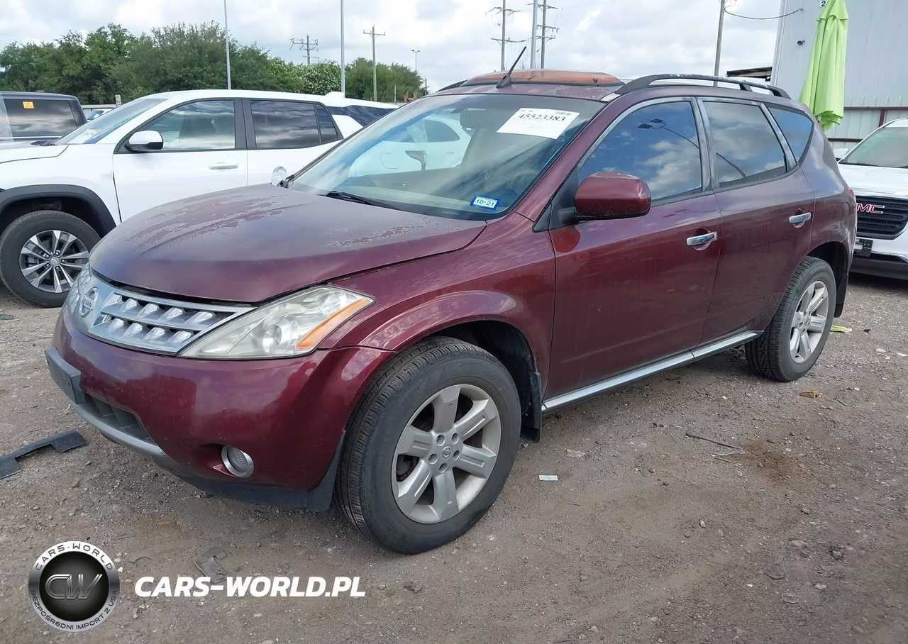 2006 Nissan Murano Sl VIN:JN8AZ08T46W413977 - 2