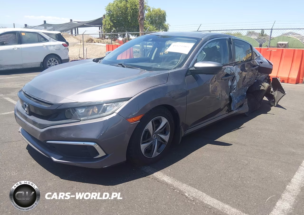 2020 Honda Civic Lx VIN:19XFC2F65LE009362 - 2