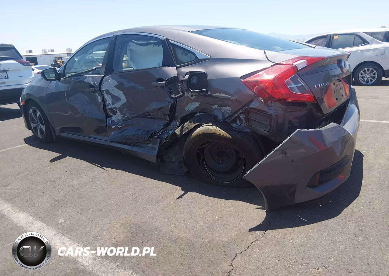 2020 Honda Civic Lx VIN:19XFC2F65LE009362 - 3