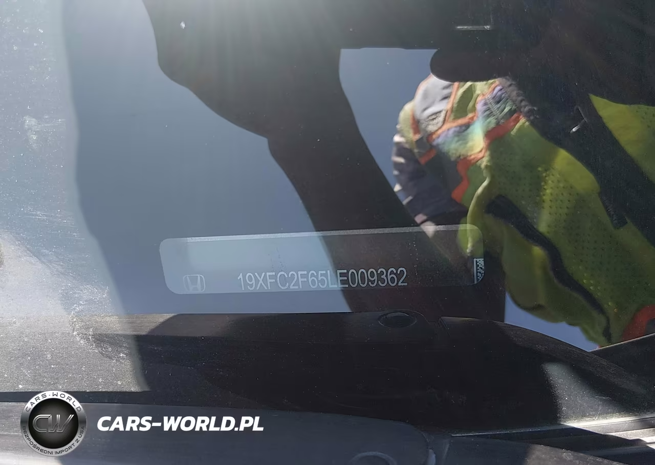 2020 Honda Civic Lx VIN:19XFC2F65LE009362 - 9
