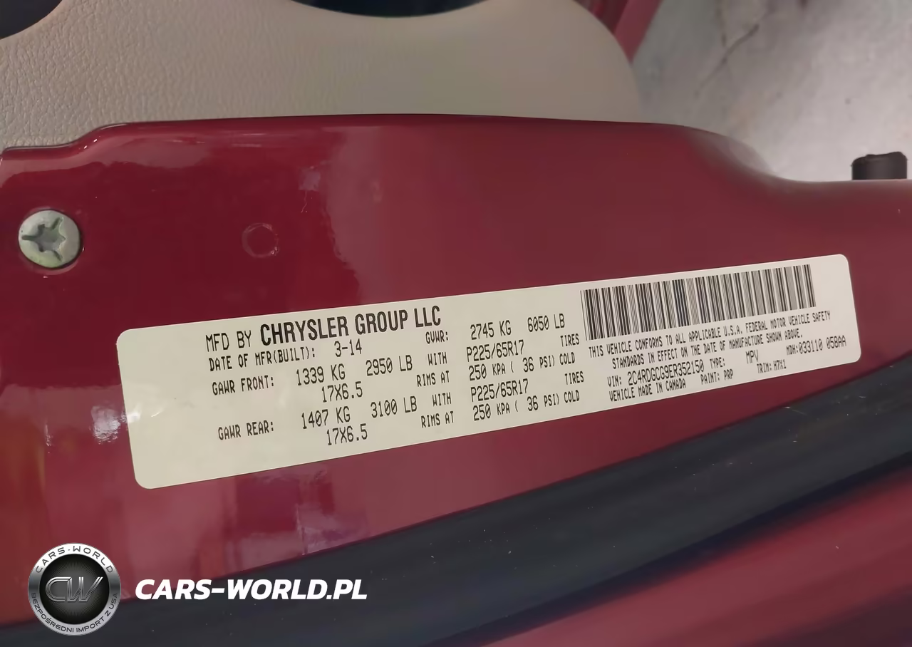 2014 Dodge Grand Caravan Sxt VIN:2C4RDGCG9ER352150 - 9