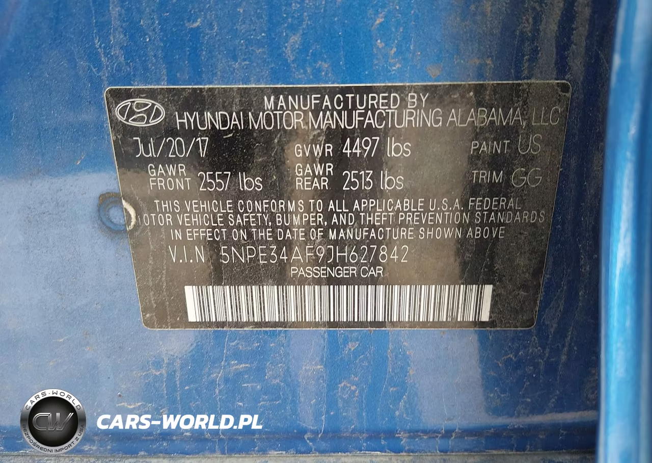 2018 Hyundai Sonata Sel VIN:5NPE34AF9JH627842 - 9