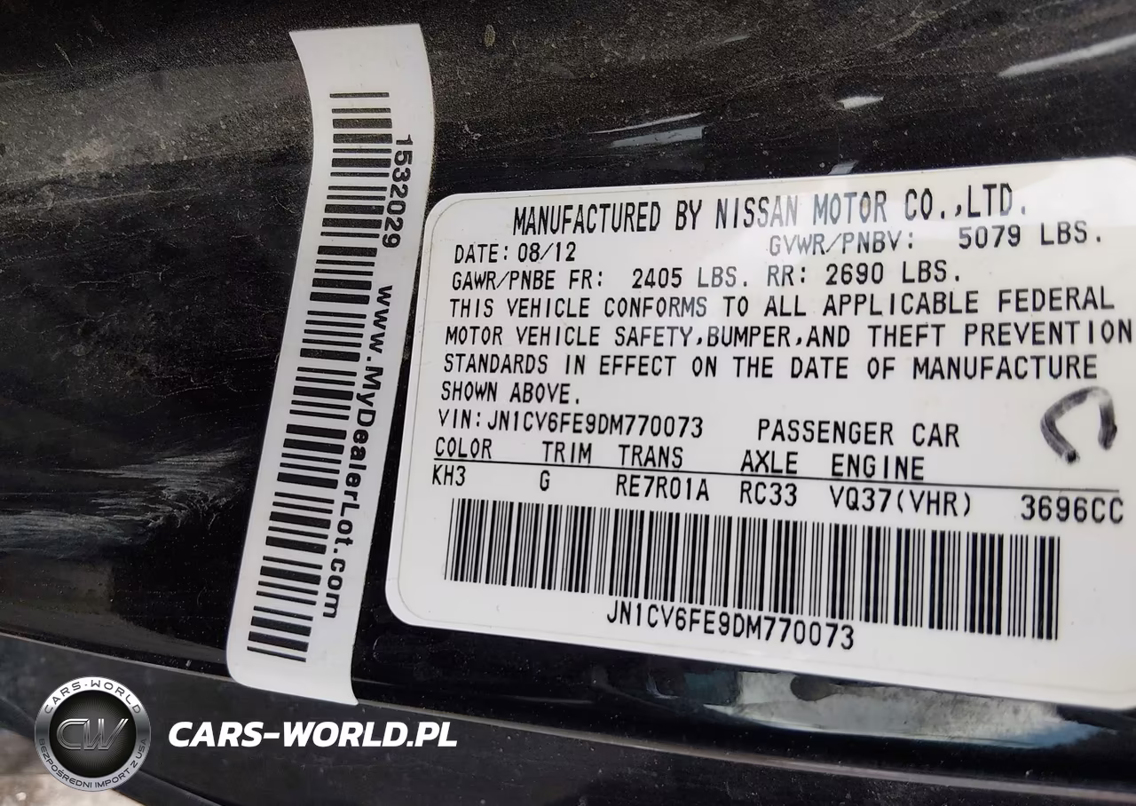 2013 Infiniti G37 VIN:JN1CV6FE9DM770073 - 9