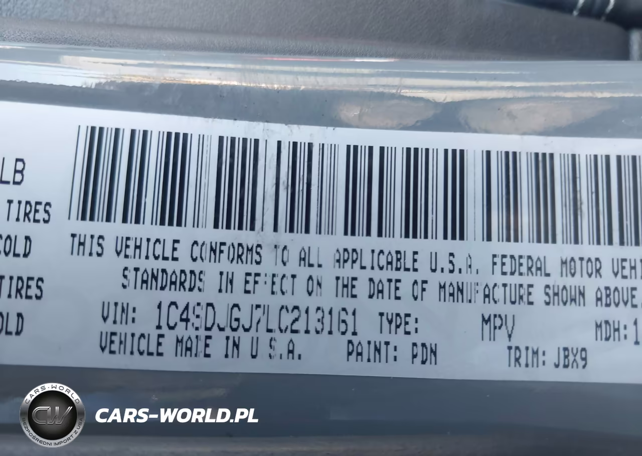 2020 Dodge Durango Srt Awd VIN:1C4SDJGJ7LC213161 - 9