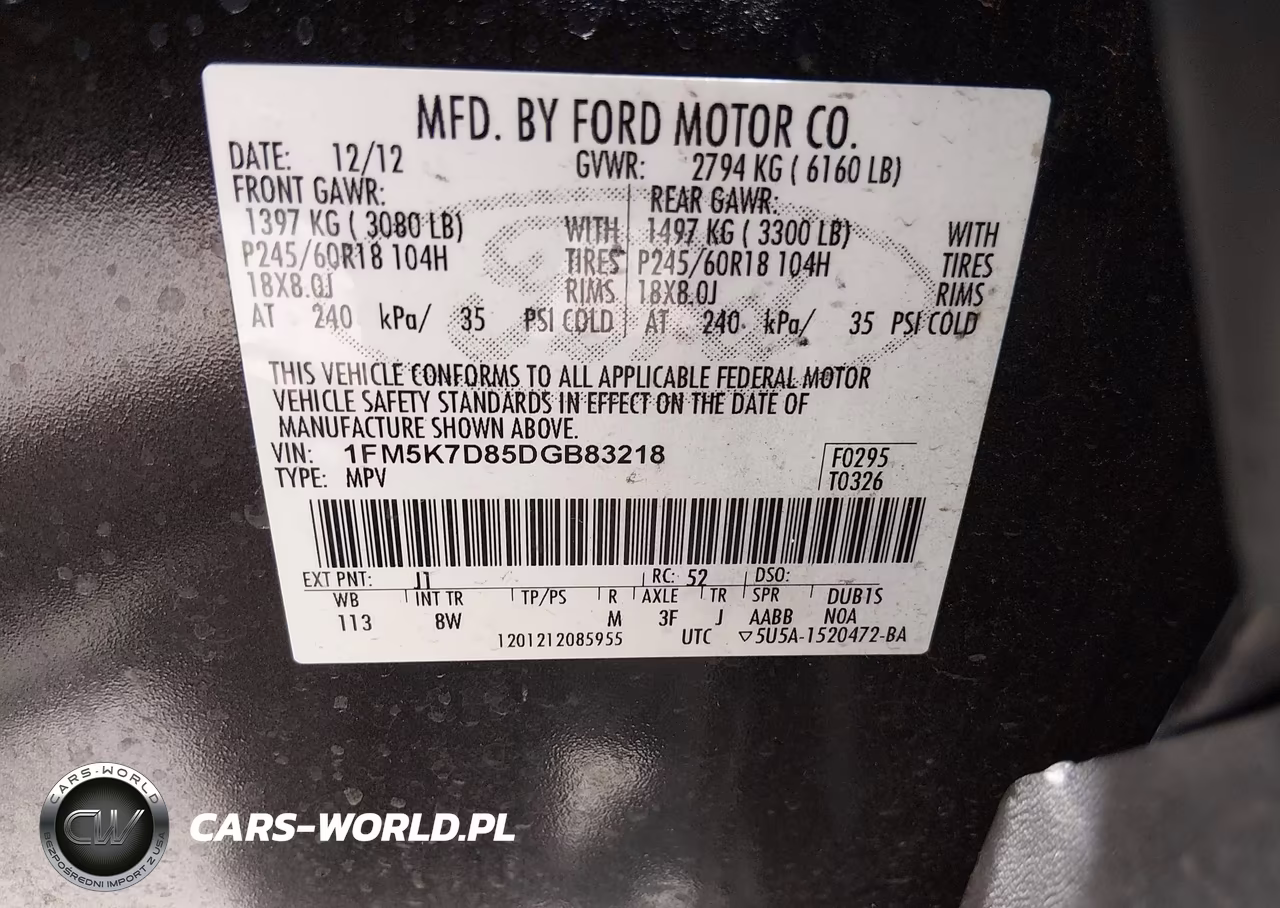 2013 Ford Explorer Xlt VIN:1FM5K7D85DGB83218 - 9